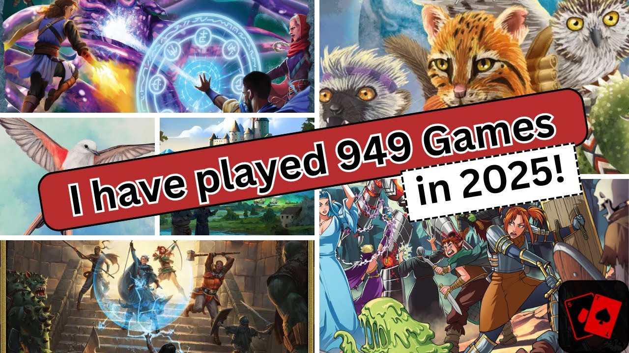 My Most Played Board Games of 2025!