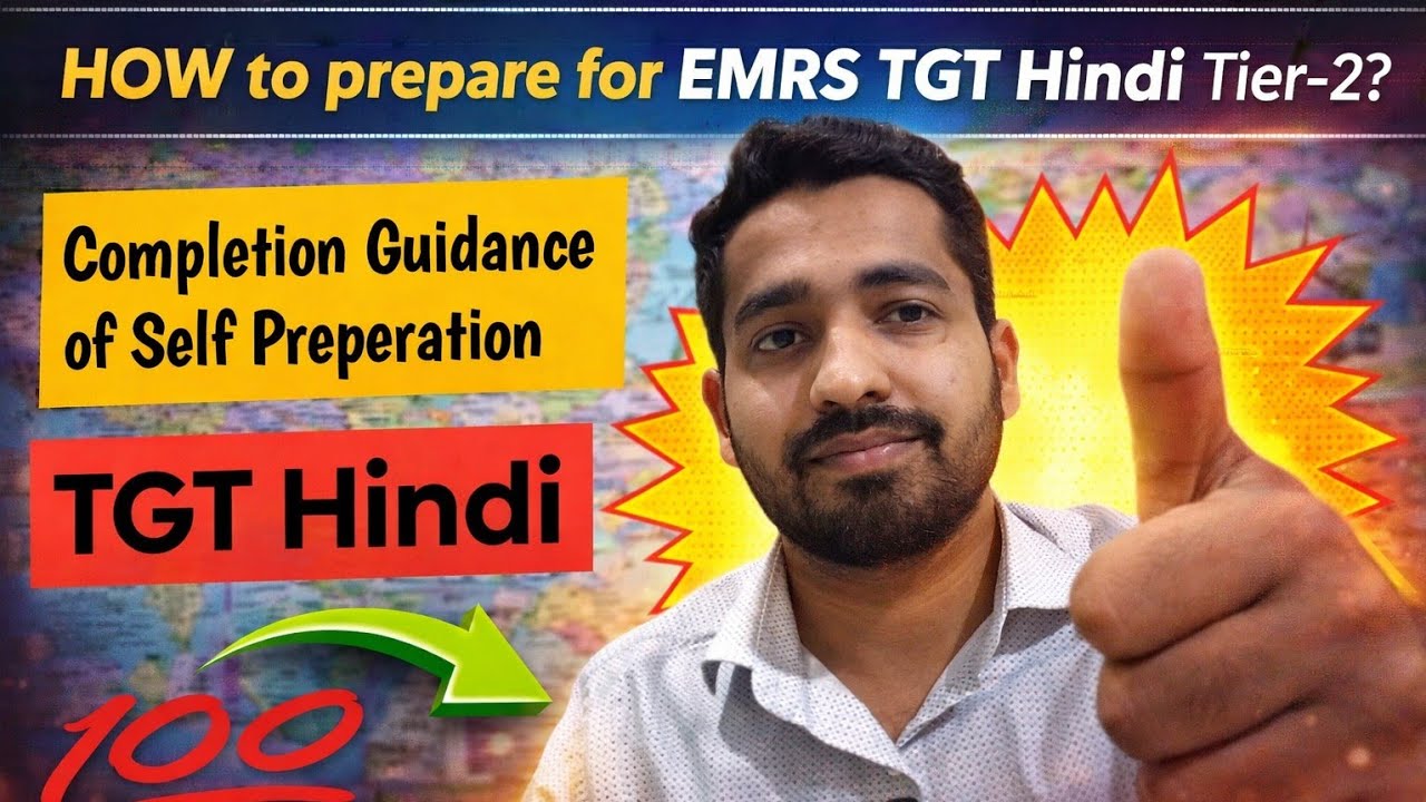 How to prepare for EMRS Tier-2 TGT Hindi?? EMRS TGT Tier-2 2025#emrstgtpgt2025 