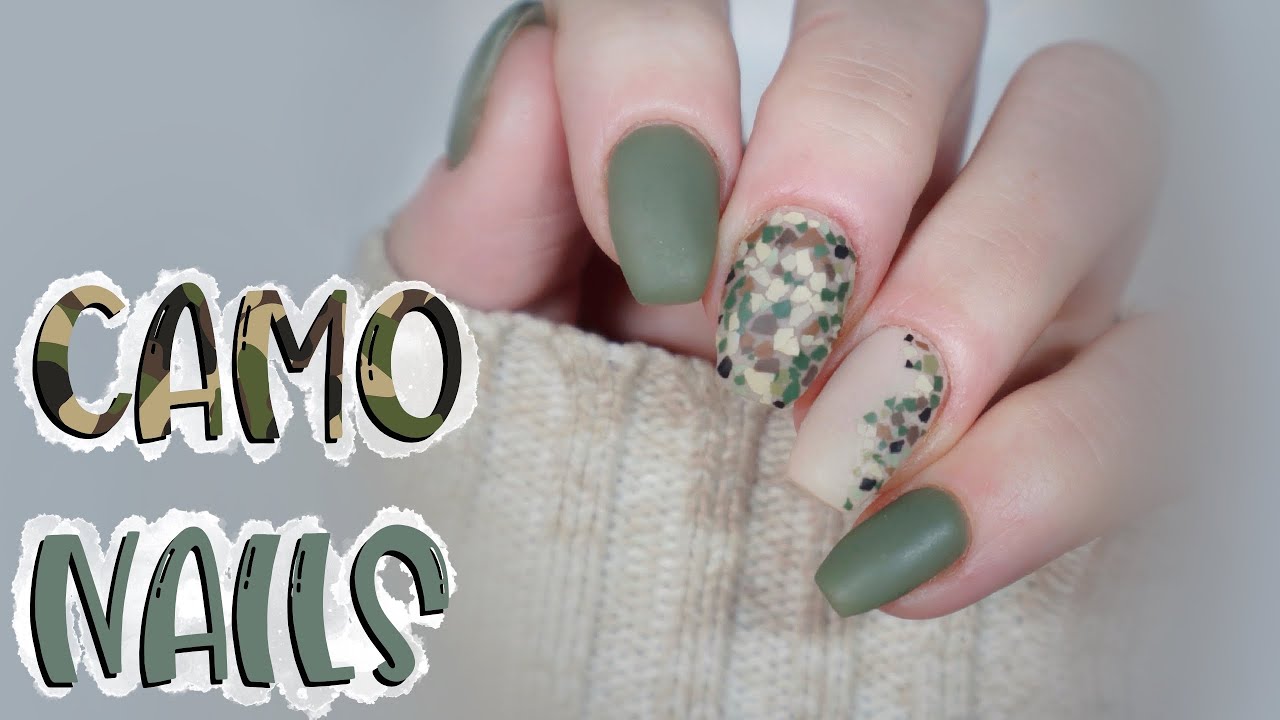 Dip With Me 💚🤎 | Veterans Day Camo Dip Powder Nails ft. Revel Nail
