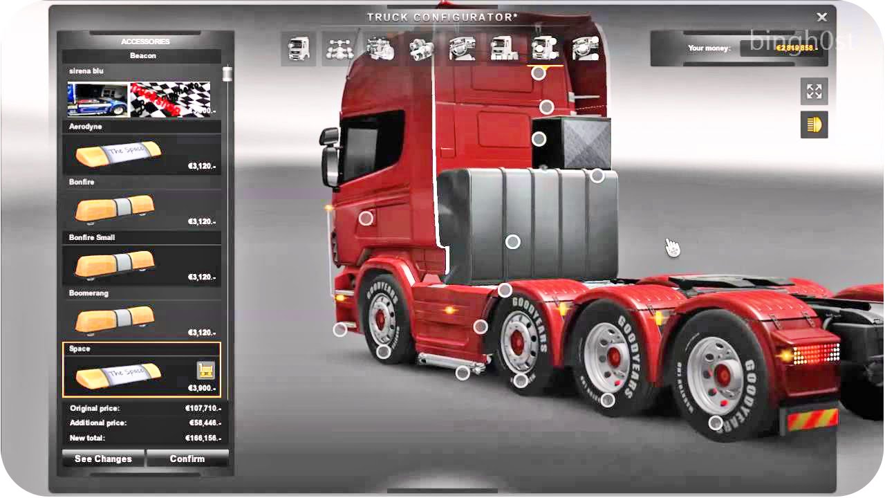 Scania Mega Tuning Mod ETS2 (Euro Truck Simulator 2)  v1.36