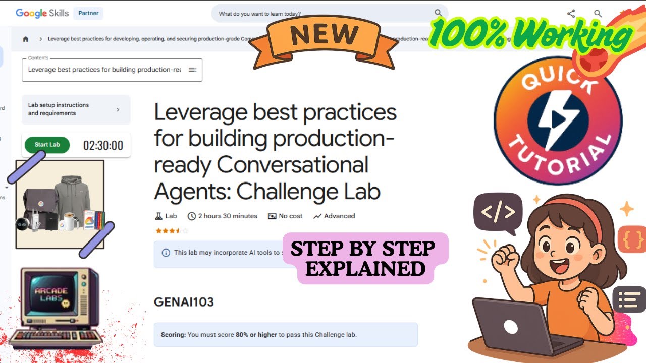 Leverage best practices for building production-ready Conversational Agents: Challenge Lab #GENAI103
