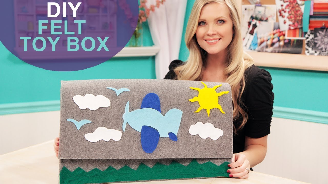 Baby Proof Felt Toy Box: The DIY Challenge on The Mom's View