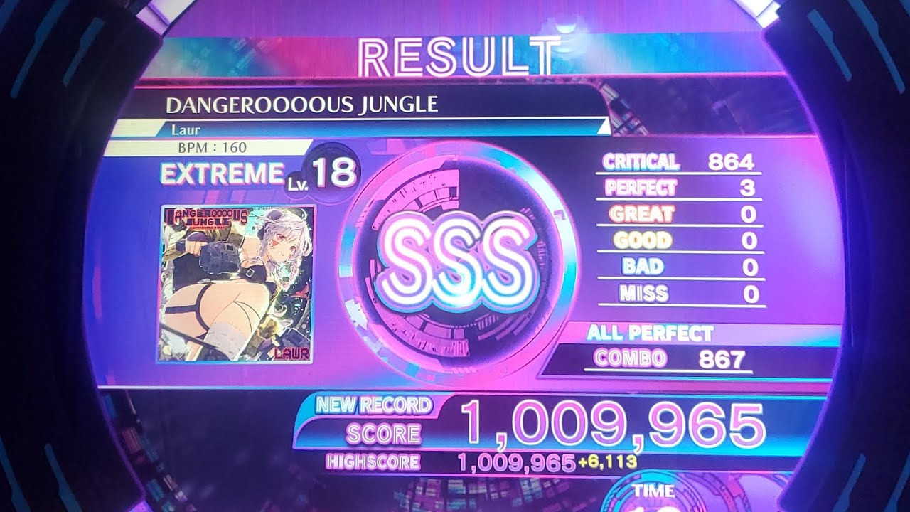 【MUSIC DIVER】DANGEROOOOUS JUNGLE(EXTREME) ALL PERFECT