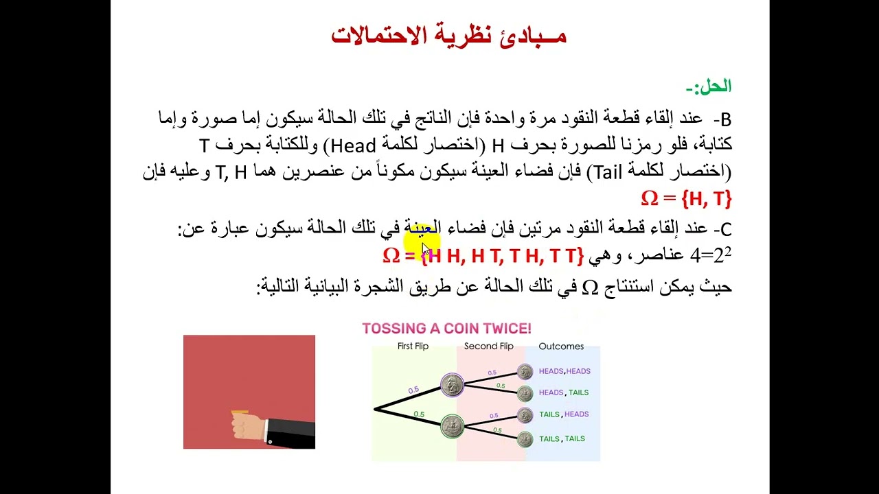 9  مبادئ نظرية الاحتمالات
