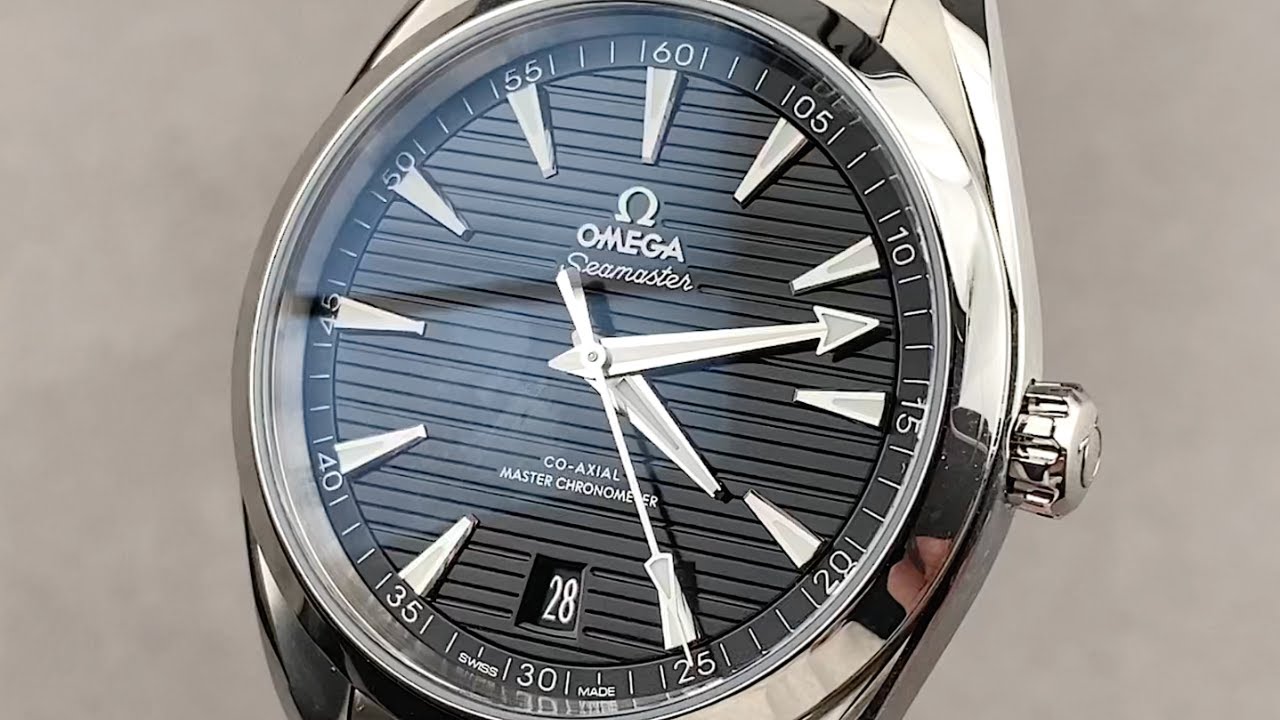 Omega Seamaster Aqua Terra 150M 220.10.41.21.01.001 - Black Teak Hands-on Review & Features