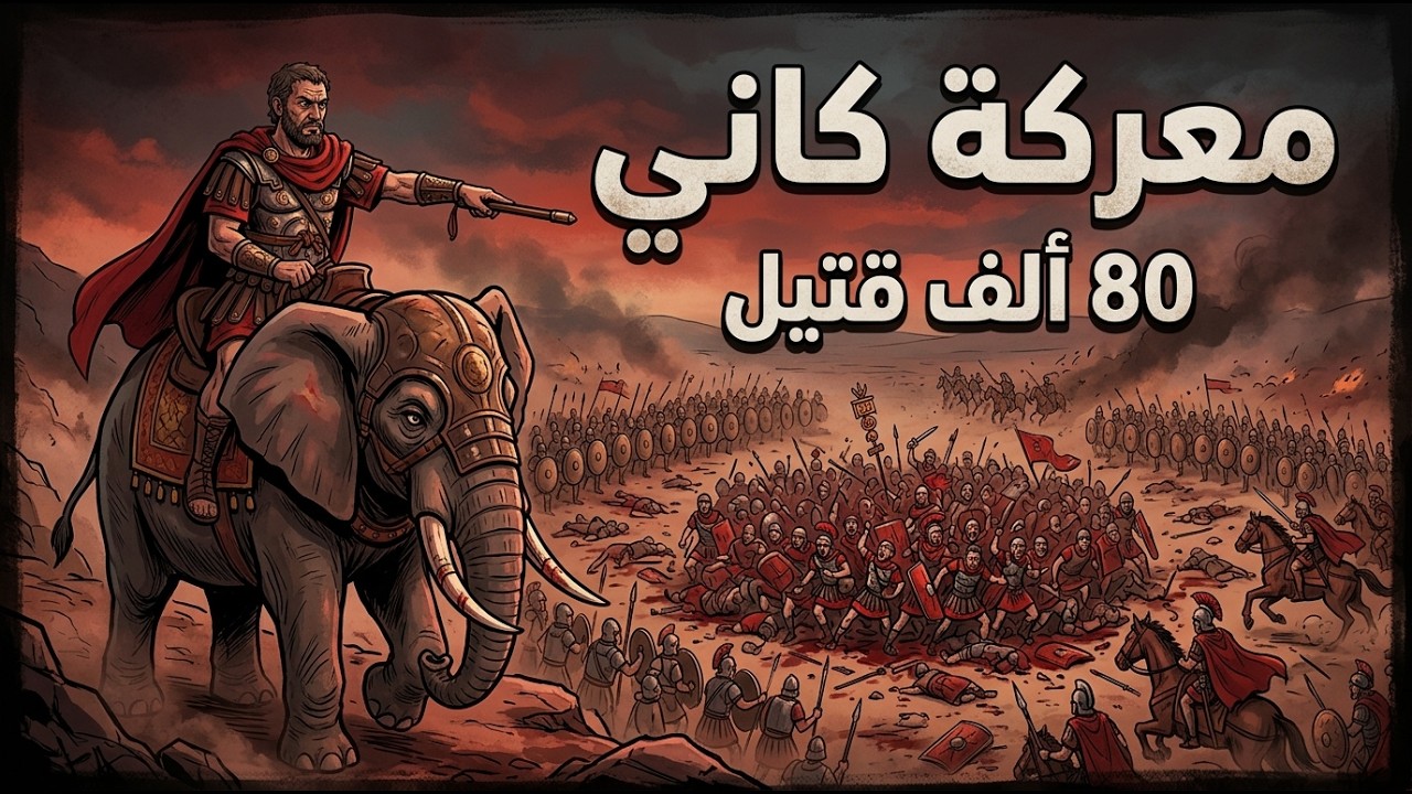 الفخ الأكثر فتكاً وذكاءً في التاريخ كيف كسر حنبعل روما وأباد 80 ألف جندي بجيش منهك!