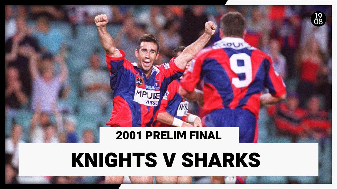 Newcastle Knights v Sharks | 2001 Prelim Final | Full Match Replay | NRL Throwback