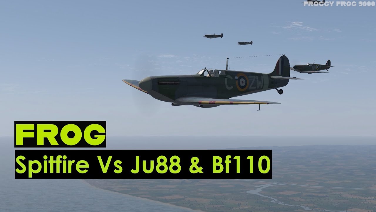 Spitfire Vs. Ju88 & Bf110 - IL-2 Sturmovik: Cliffs of Dover Blitz Edition