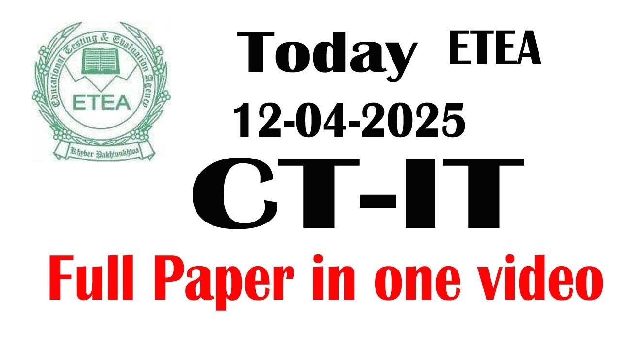 Сегодня 12-04-2025 CT IT ETEA : 12-04-2025 CT IT полная статья : Полная статья в одном видео