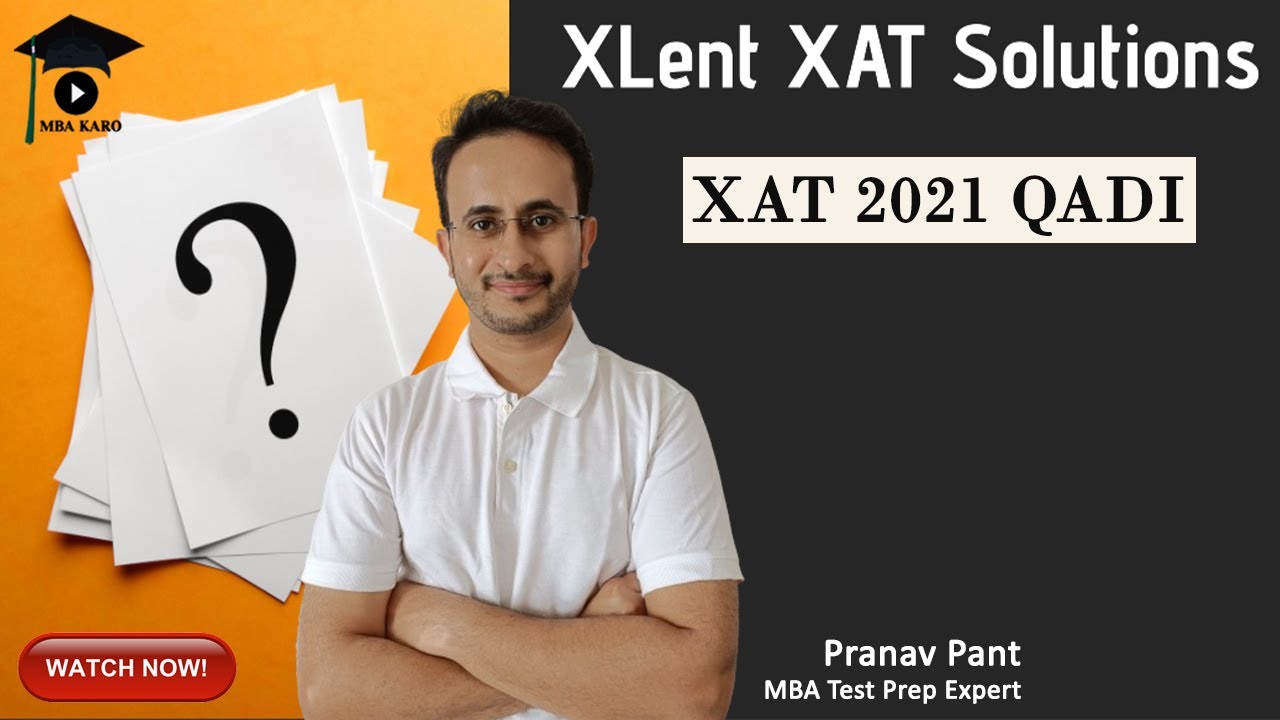 XAT 2021 QADI Solutions
