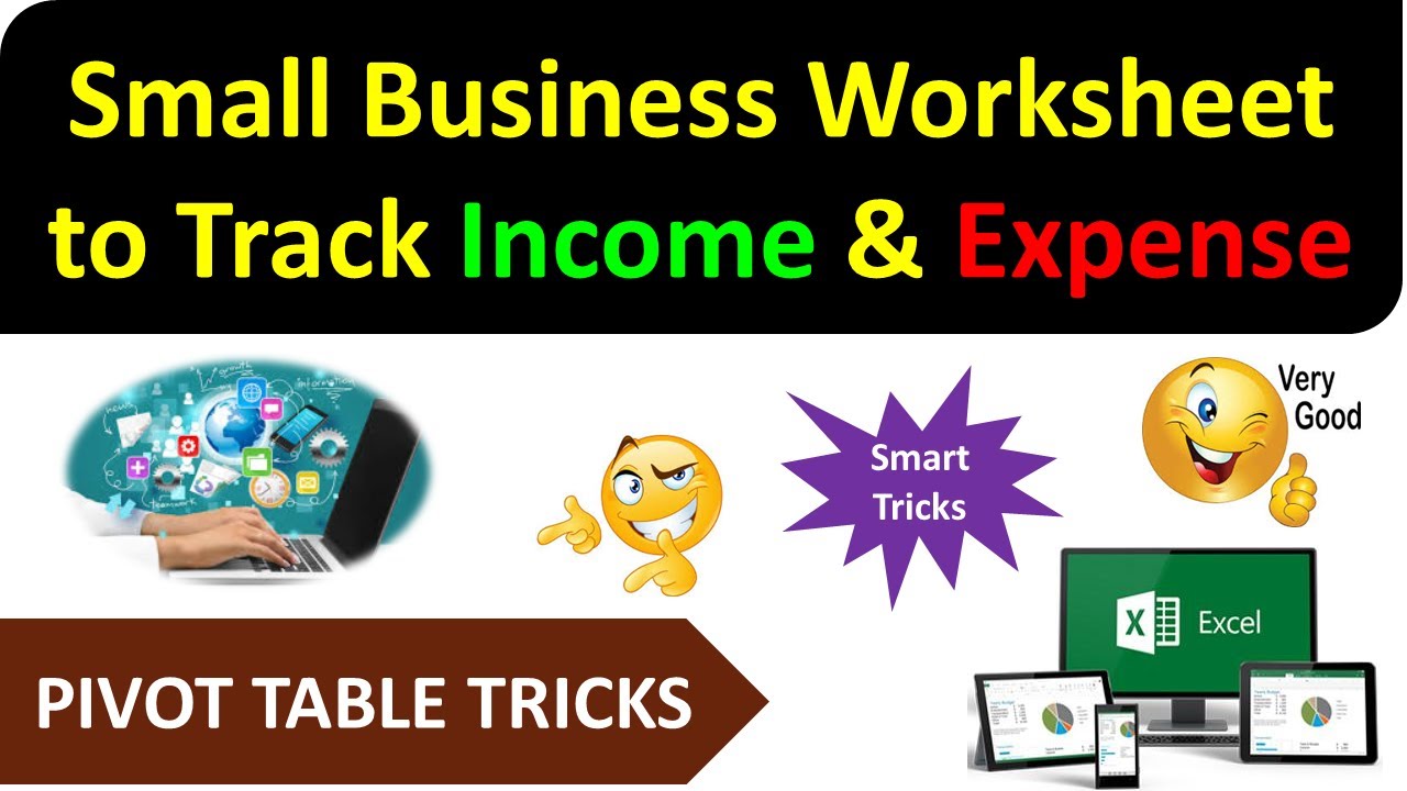 Small Business Worksheet to Track Income and Expense