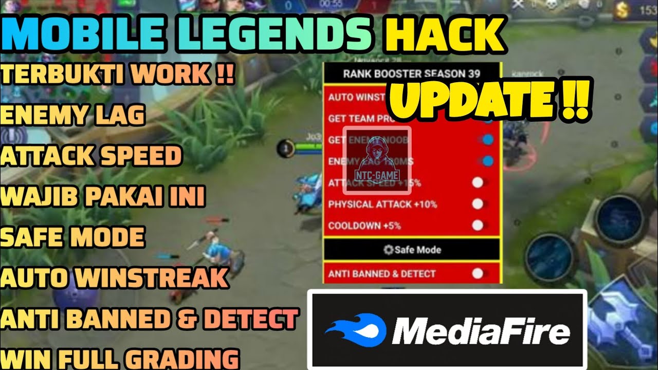[UPDATE] Mobile Legends MOD MENU Last Version | Map Hack/Unlock All Skin/Drone View || NTC-GAME