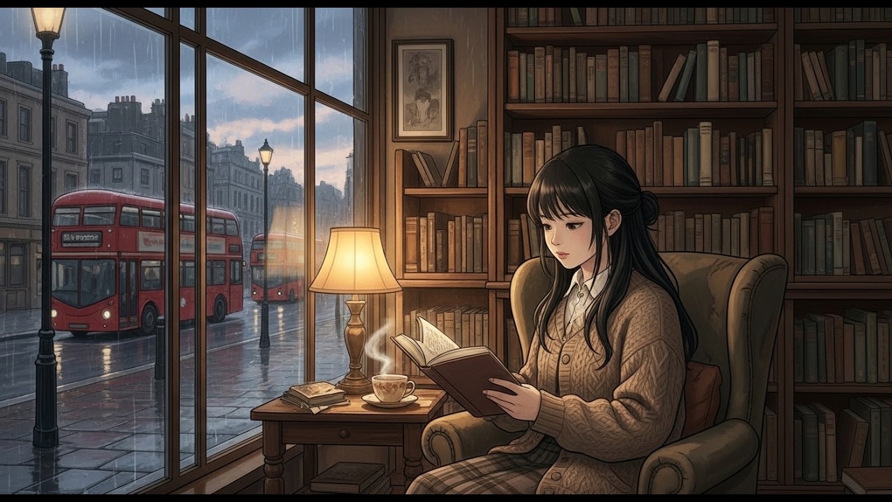 Lofi Jazz Piano ☕ | Reading Music, Study Focus, Calm Instrumental Chill Mix