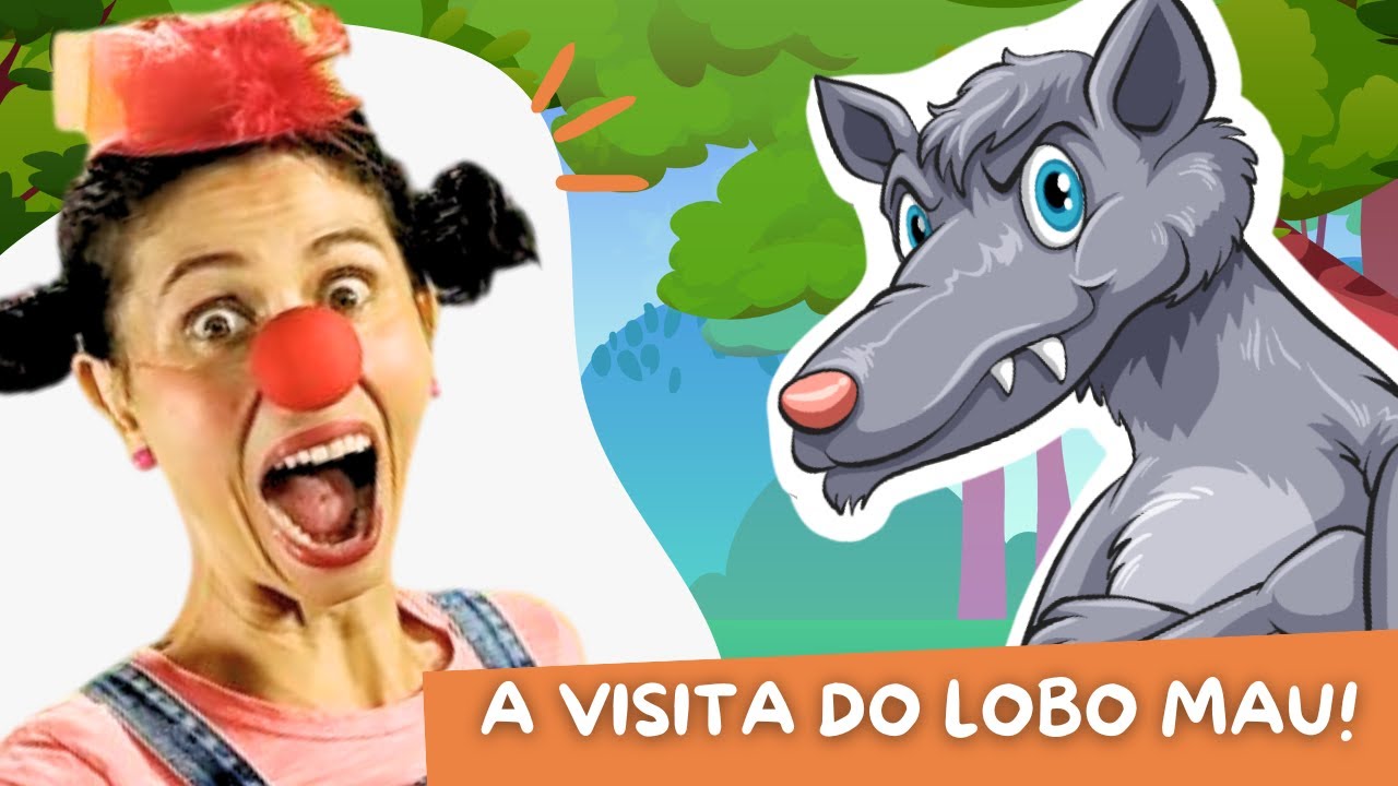 "A Visita do Lobo Mau!" de Clara Cunha | Histórias para crianças com a Goiaba!