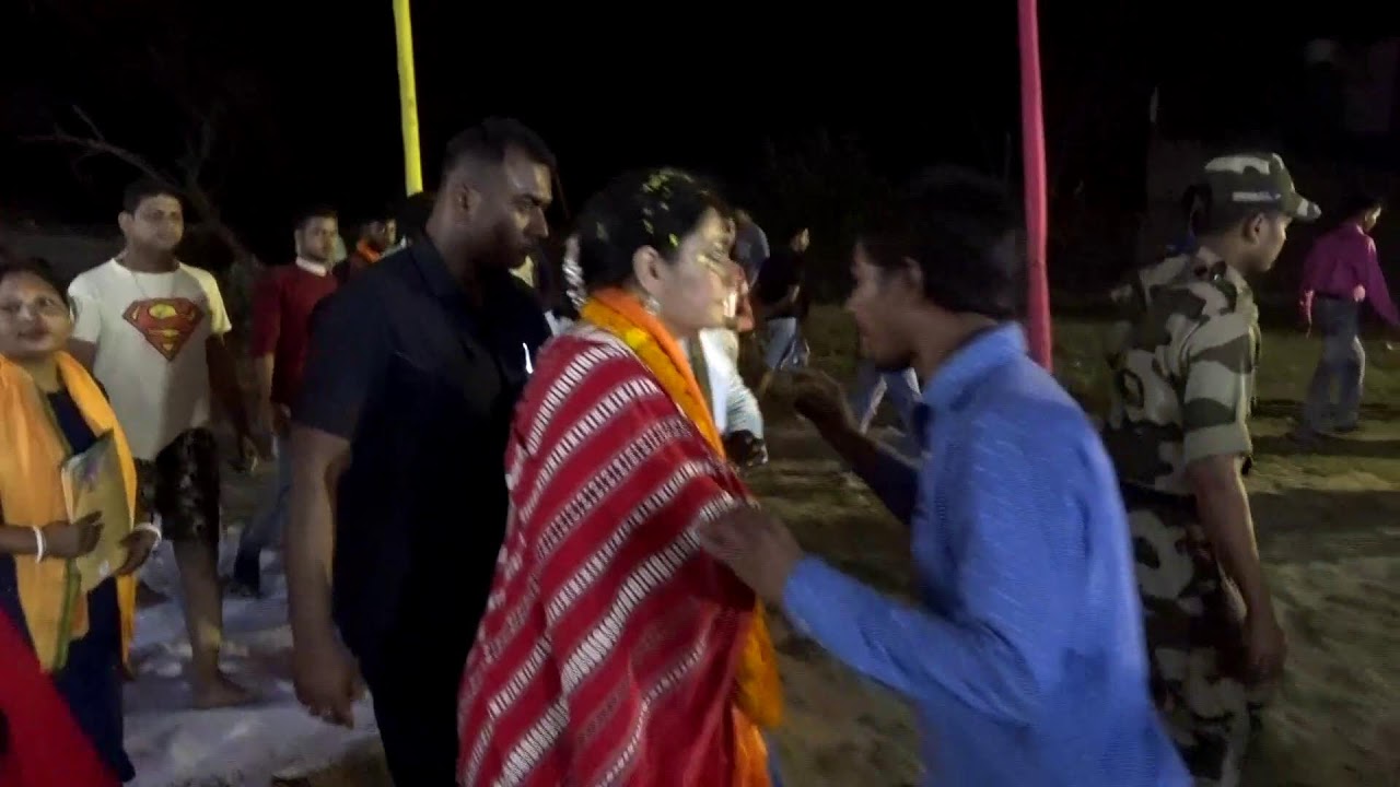 Election campaign by Smt. Agnimitra Paul at Kalajharia, Asansol South Assembly, Asansol.