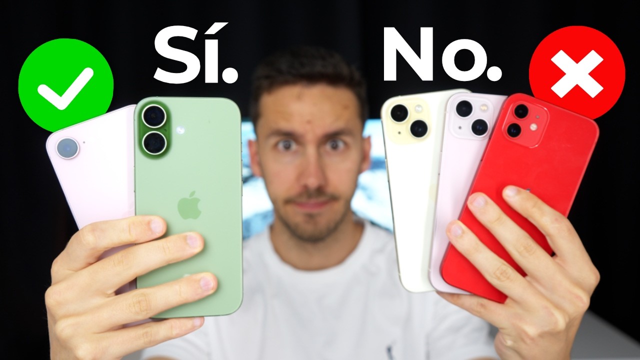 Estos son los iPhone que S&Iacute; COMPRAR y NO COMPRAR en 2026 💸