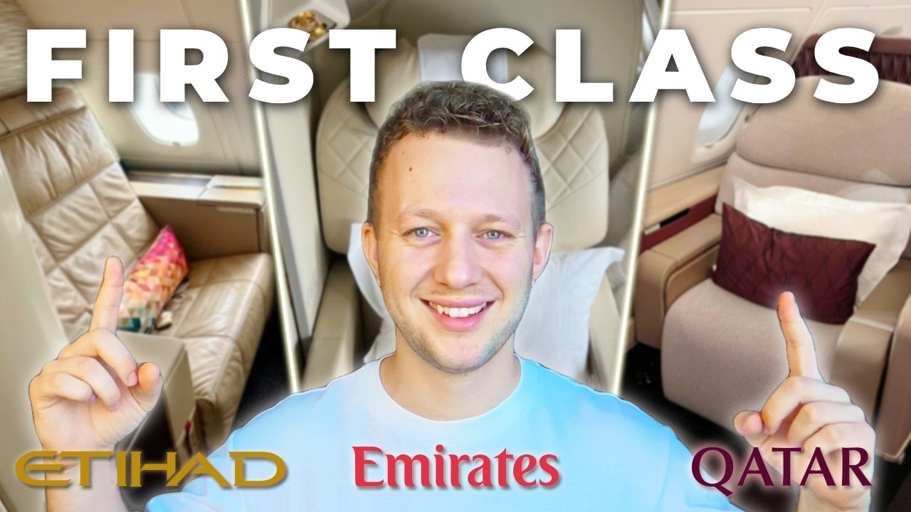 I flew EMIRATES vs ETIHAD vs QATAR in FIRST CLASS - One is the King of A380s!