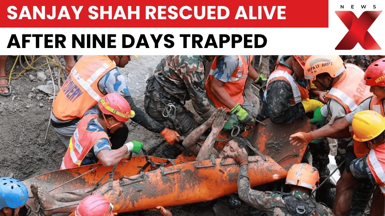 Nepal Flood Rescue : Sanjay Shah Rescued After Nine Days Trapped Inside Trishuli-3A Tunnel
