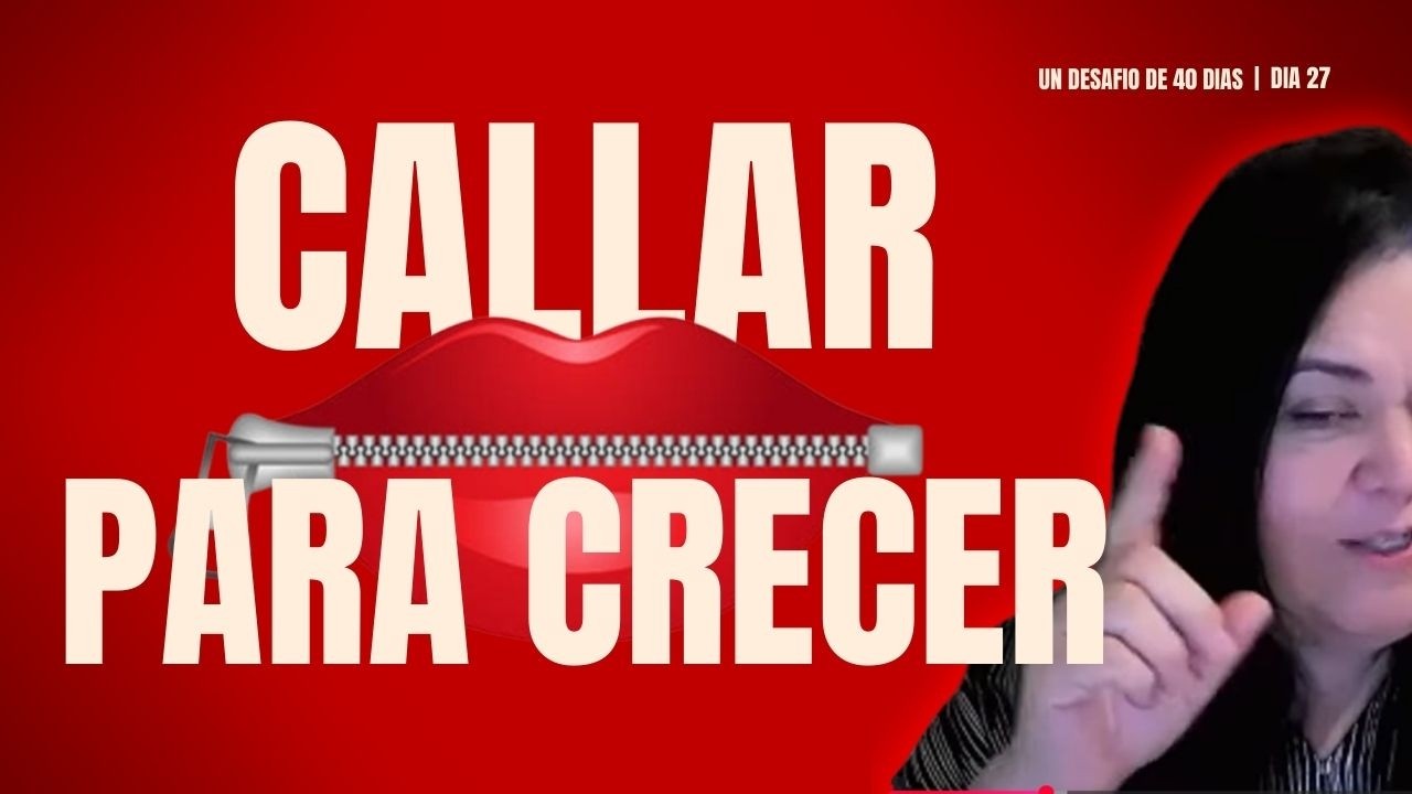 Callar para Crecer: Cuando Dios Habla y Nosotros Competimos