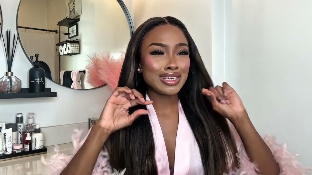 WOW😍 Perfect Chestnut brown Ombré Yaki  Wig   Fits EVERY Head Size! + Multi Styles   Nadula Hair