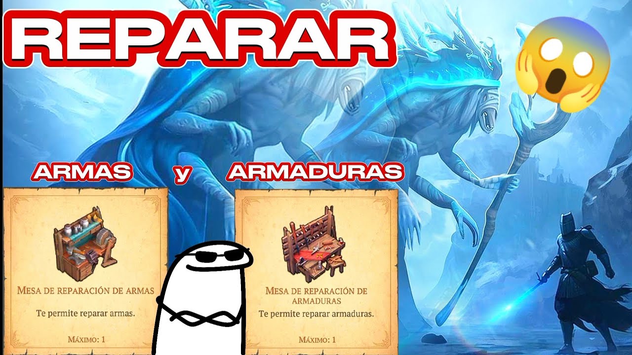 GRIM SOUL | ✅NUEVAS mesas de reparación 👉🏻ARMAS Y ARMADURAS!😱 | •GamePlay / En Español•