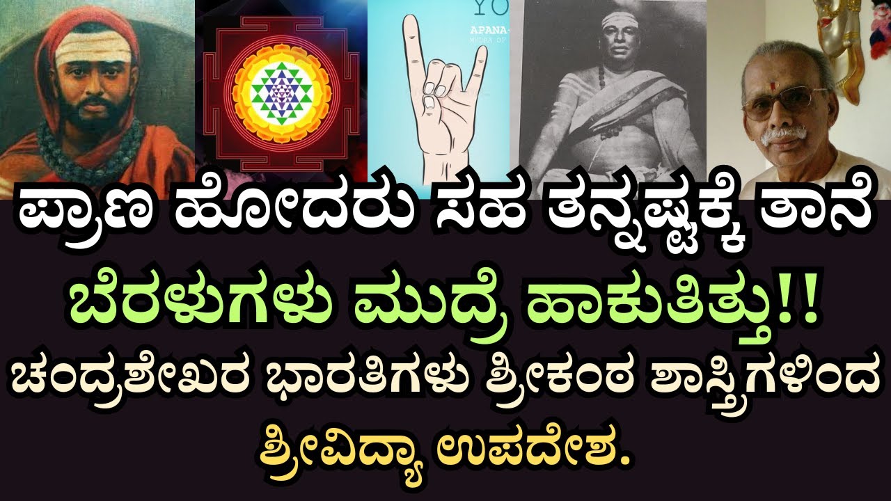 E-11 ಮೈಸೂರು ಮಹಾರಾಜರು ಶ್ರೀಕಂಠ ಶಾಸ್ತ್ರಿಗಳ ಶಿಷ್ಯರು, ಮೃಗೀ ಮುದ್ರೆ ಮತ್ತೆ  ಸಹಸ್ರಾರ ಚಕ್ರಕ್ಕೆ ಇರುವ ಸಂಬಂಧ!!
