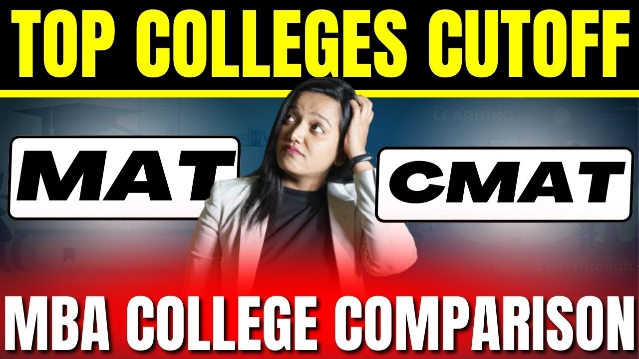Top MBA Colleges Cutoffs For CMAT 2024 vs MAY MAT 2024 ✅ CMAT vs MAT 2024 Complete Comparison 🔥#cmat