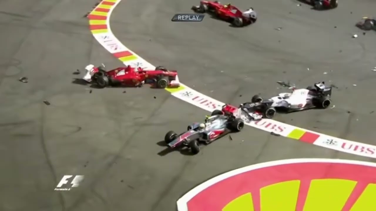 F1 2012 Crash Compilation