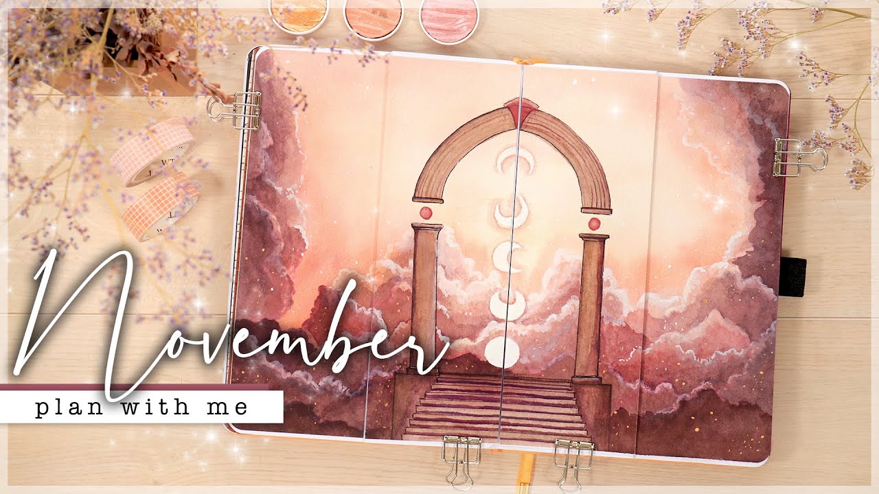 NOVEMBER 2021 Plan With Me // Bullet Journal Monthly Setup