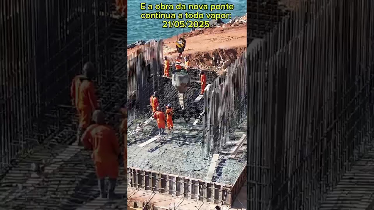Construção da nova ponte de Estreito Maranhão/Aguiarnopolis Tocantins