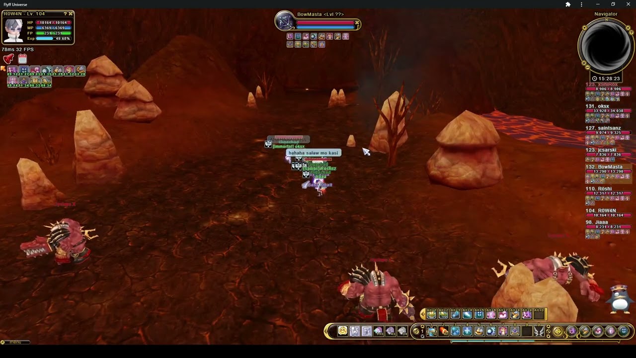 FlyFF Universe v1.1.3 - Gigachad vs Red Meteonyker - The Dangerous Path