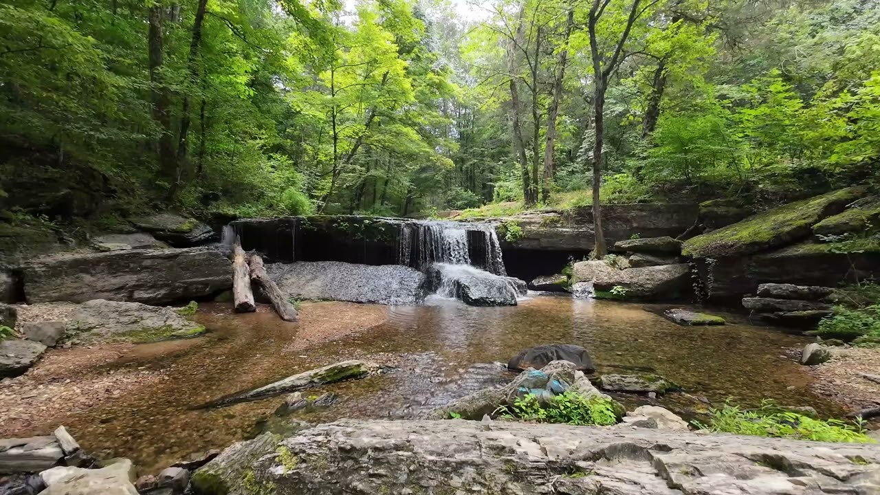 1 Hour of a Waterfall - ASMR