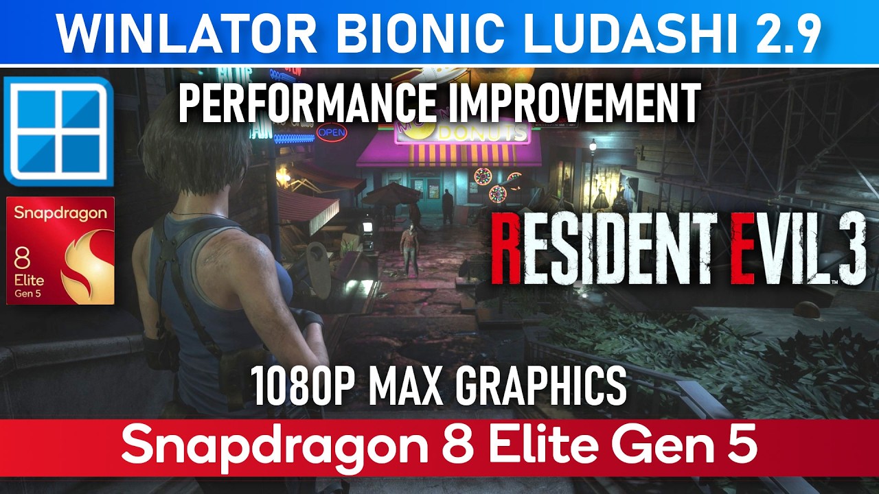 RESIDENT EVIL 3 REMAKE Snapdragon 8 Elite Gen 5 WINLATOR BIONIC LUDASHI Big Improvement