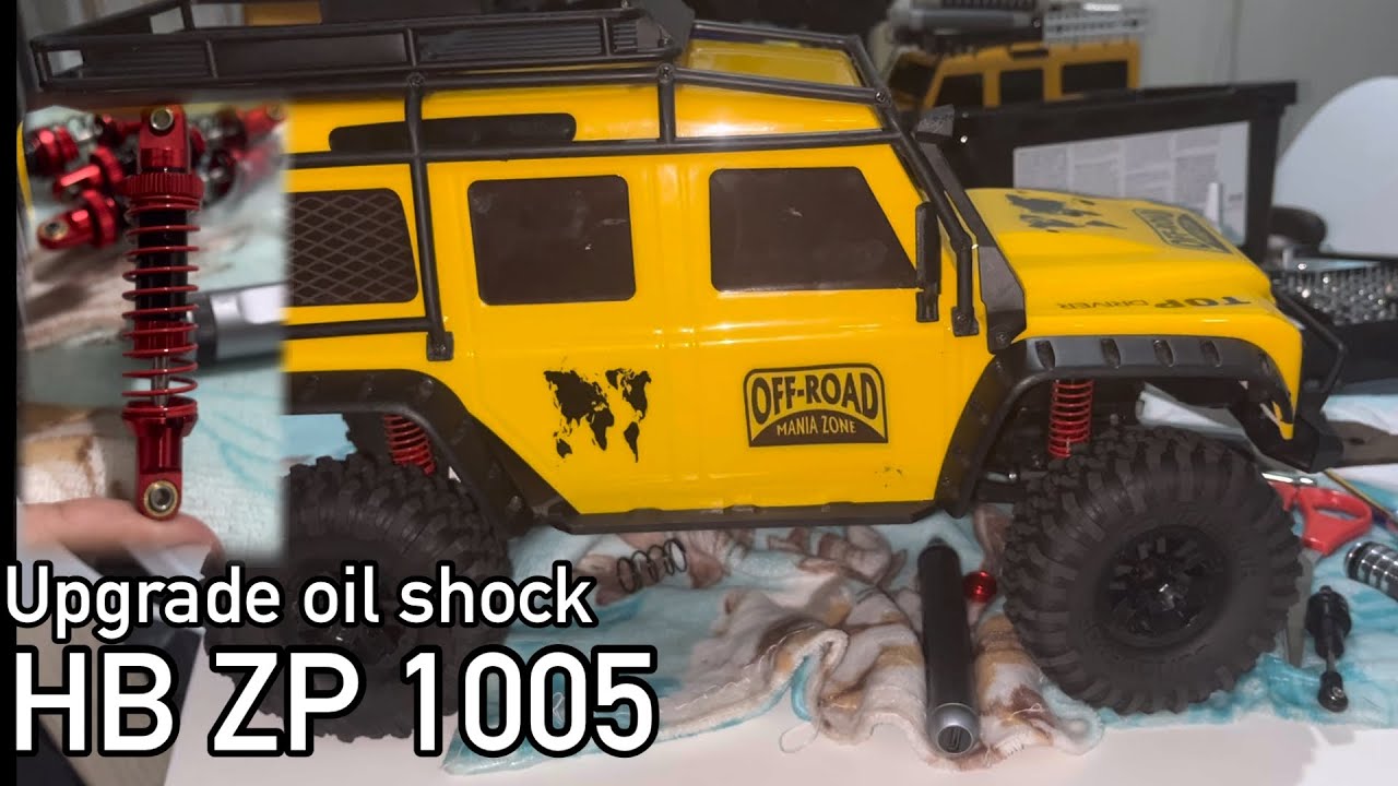 Cara Upgrade Suspensi RC HB ZP 1005 | Tutorial Lengkap