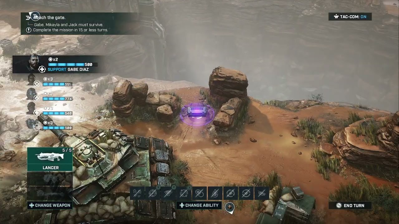 Easy kill 5 Enemies in one overwatch - Gears Tactics