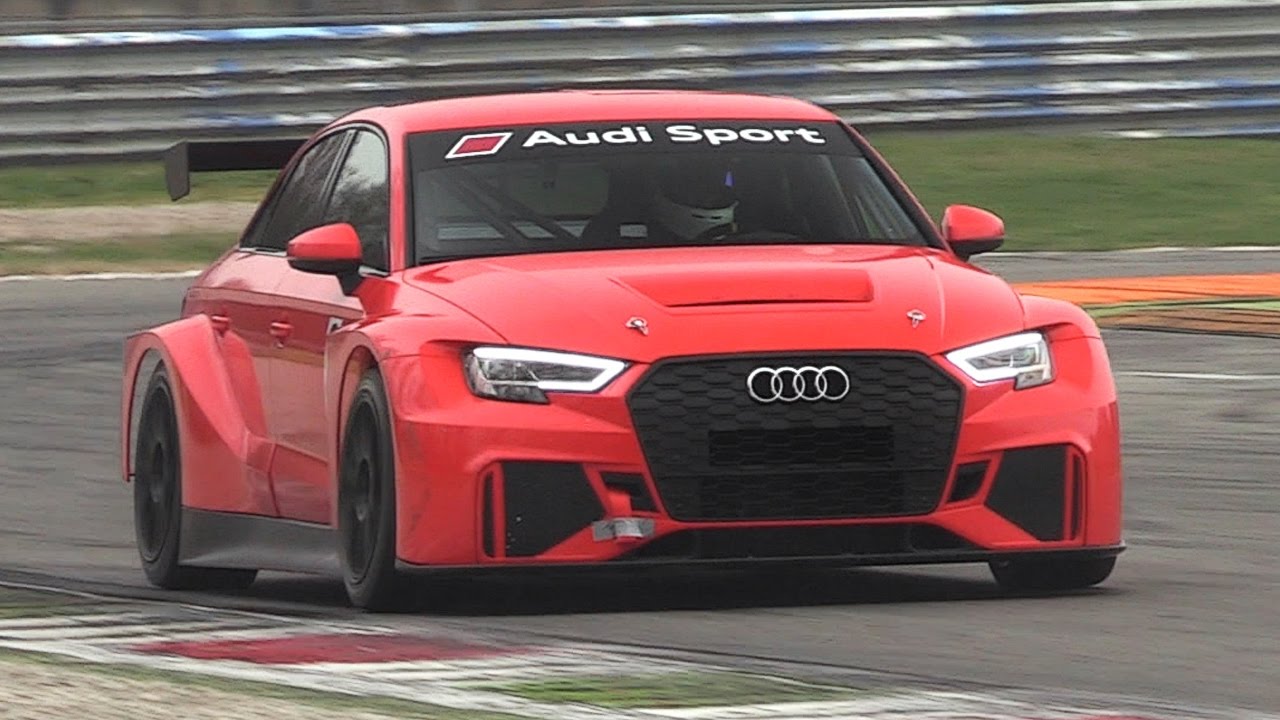 2017 Audi RS3 LMS TCR Sound Testing on Track!