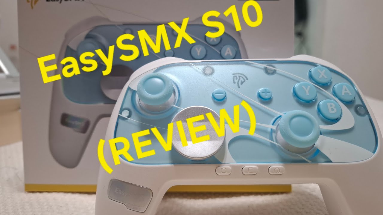 Un jugador casual con un EasySMX S10