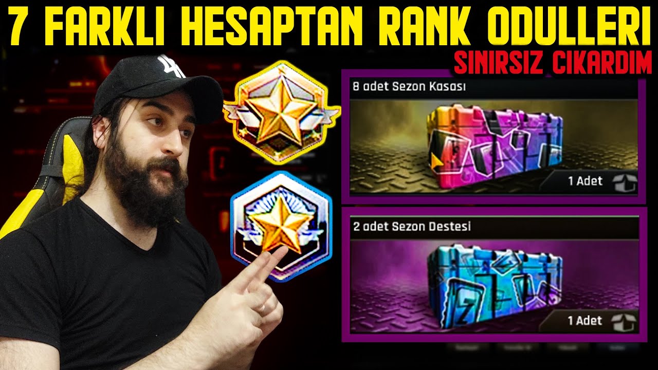 RANK SEZON ÖDÜLLERİNİ 7 FARKLI HESAPTAN AÇTIM🧐🧐🧐 / REKABETÇİ SANDIK ÖDÜLLERİ KASASI AÇILIMI / ZULA