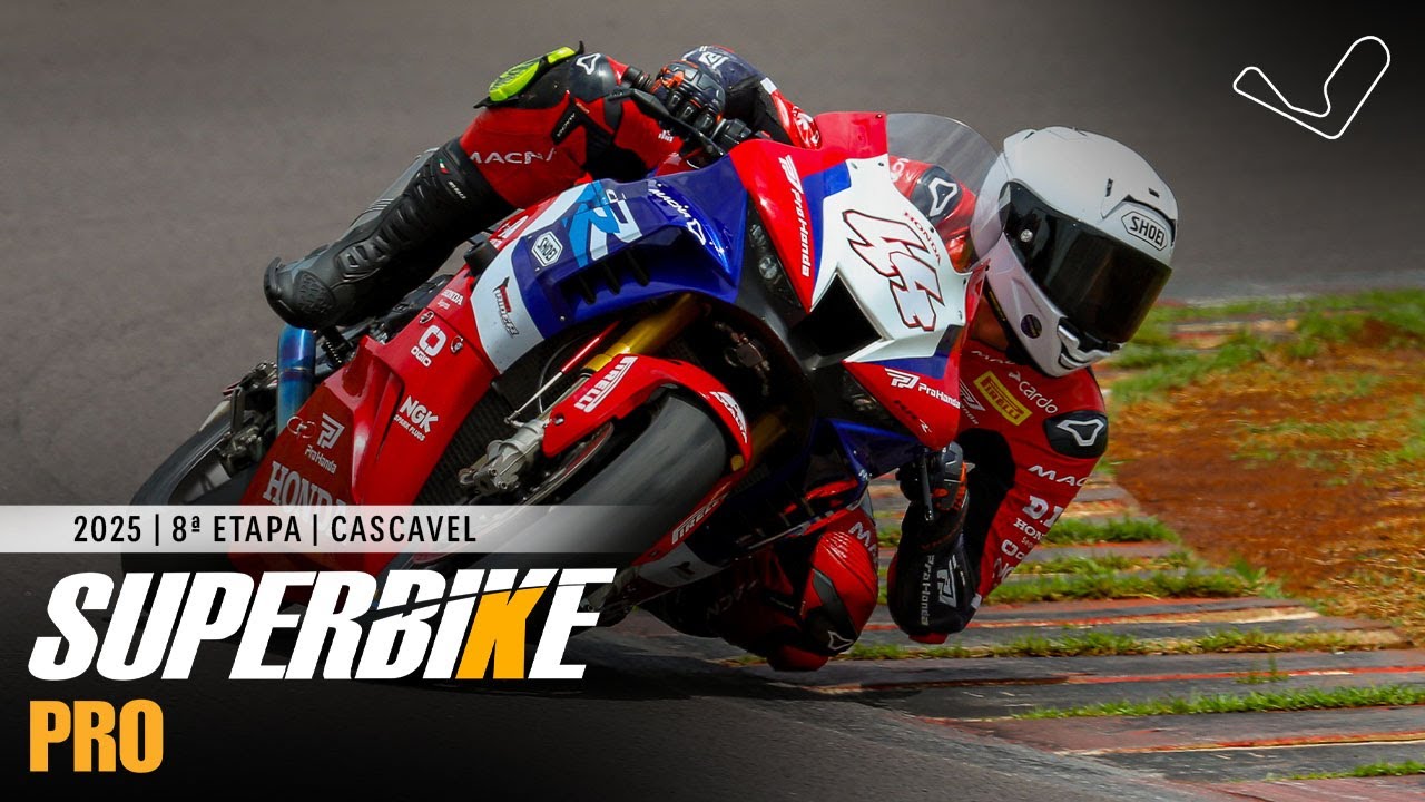 AO VIVO SuperBike Pro - Cascavel - 8ª Etapa 2025 - Autódromo Zilmar Beux