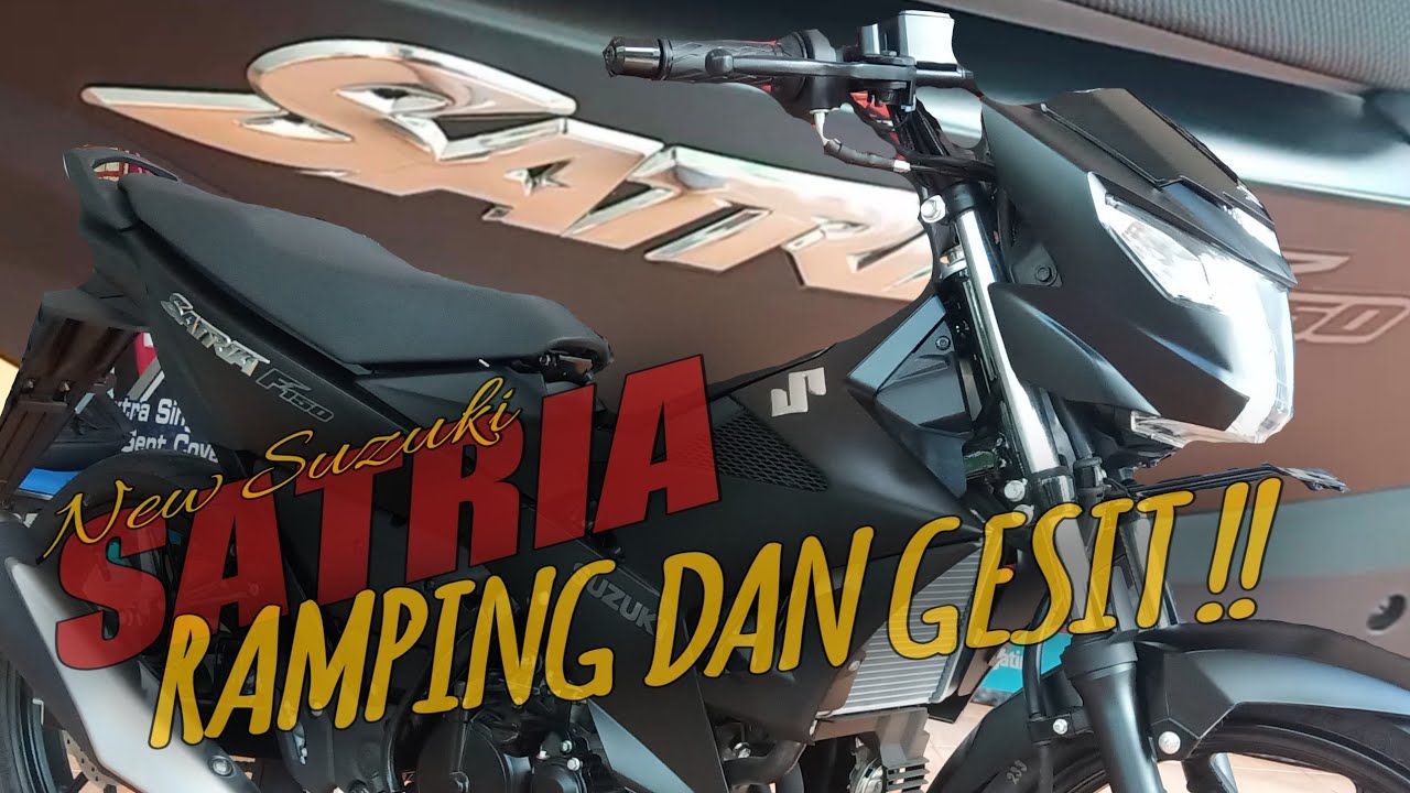 SUZUKI SATRIA F150 NEW PREDATOR MATTE BLACK - Spesifikasi & Fitur Lengkap