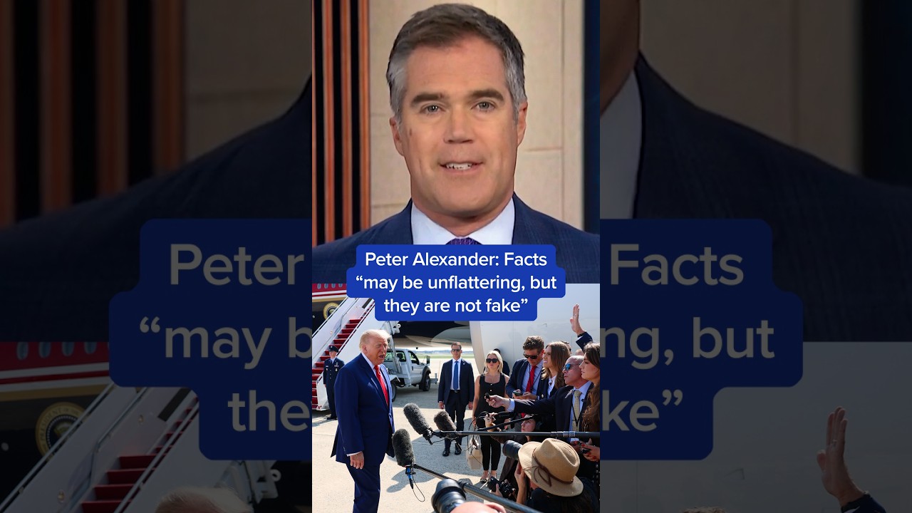 Peter Alexander: Facts 'may be unflattering, but they are not fake'