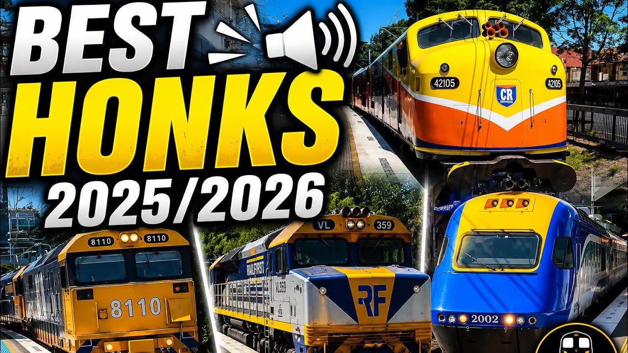 BEST TRAIN HONKS of 2025/2026 🚆🔥 (Part 2)