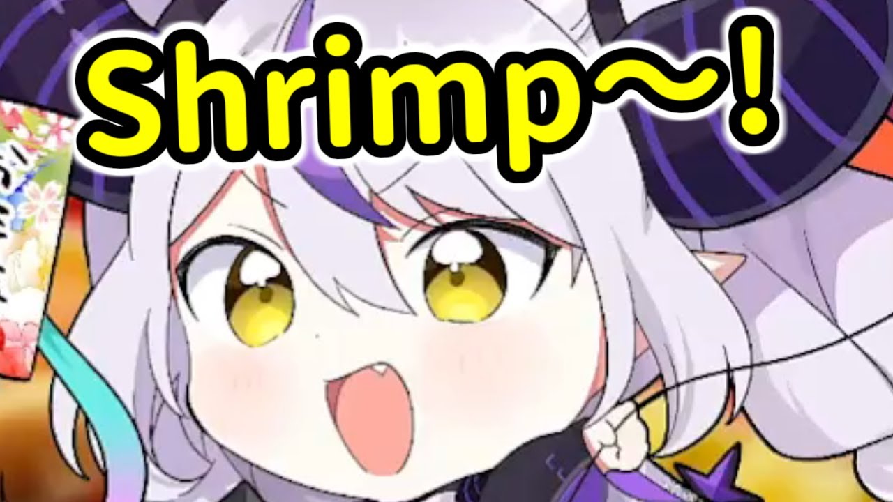Laplus Gets Priority Sharing Of Shrimp In Offline Collab, A Smiling Scene [Hololive ENG-SUB]