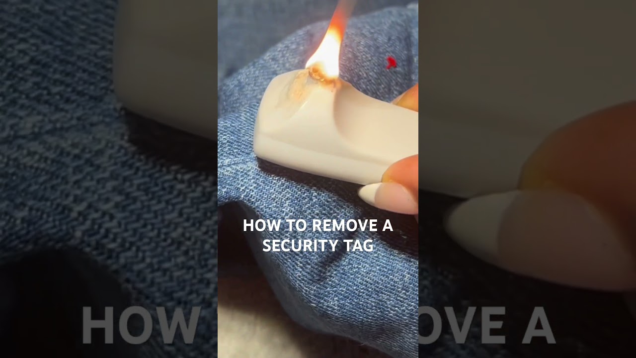 REMOVING SECURITY TAG 