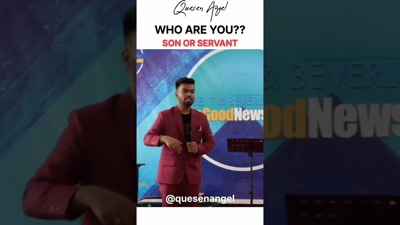 WHO ARE YOU?...Son or Servant..!/ @Praveen Official...