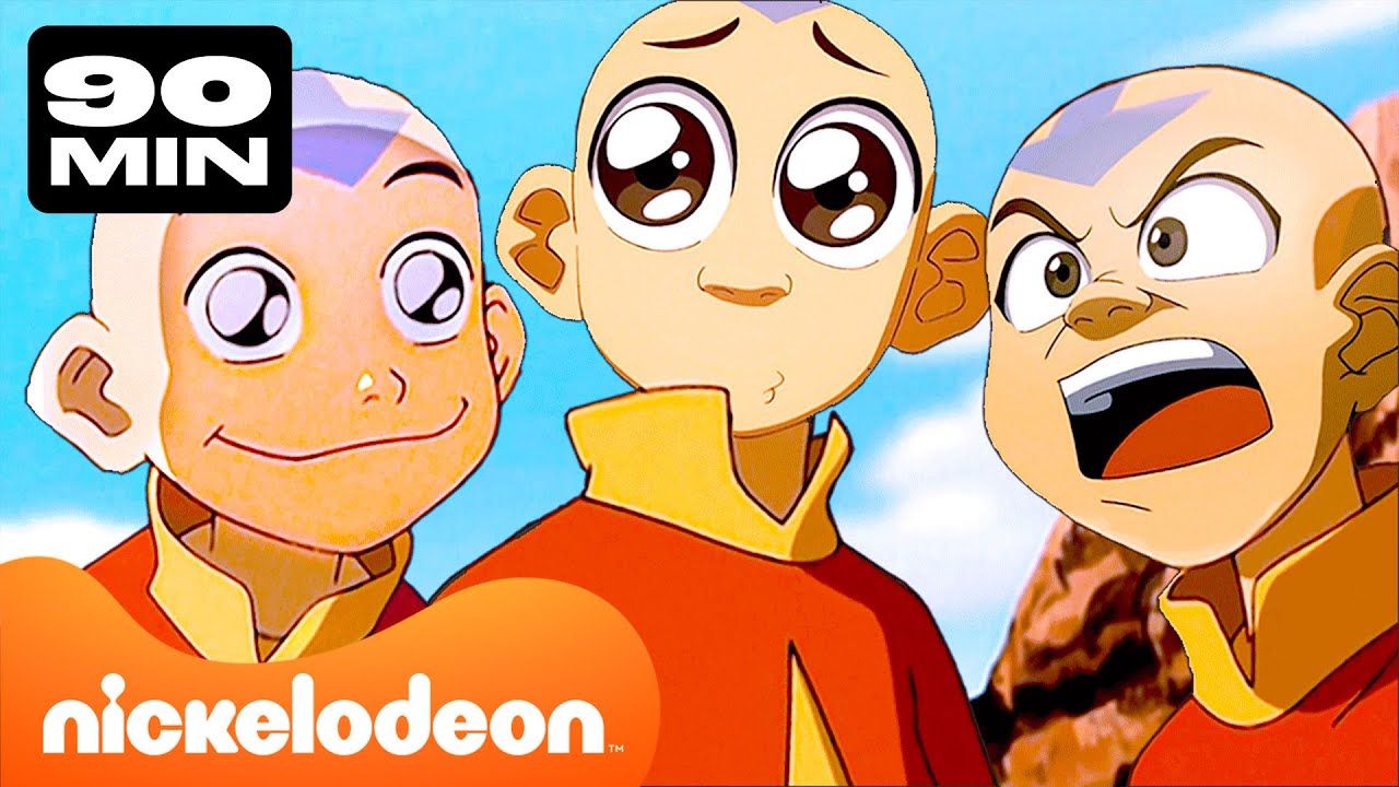 Avatar: The Last Airbender | Setiap Momen Avatar Aang dari Musim 1! dengan Katara & Sokka | 90 Menit