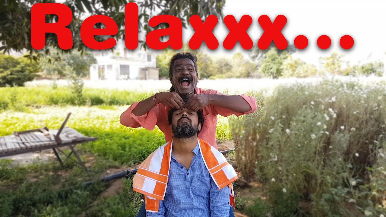 Cosmic Barber Head Massage in Flower Farm | Travel Series 2018 Video 09