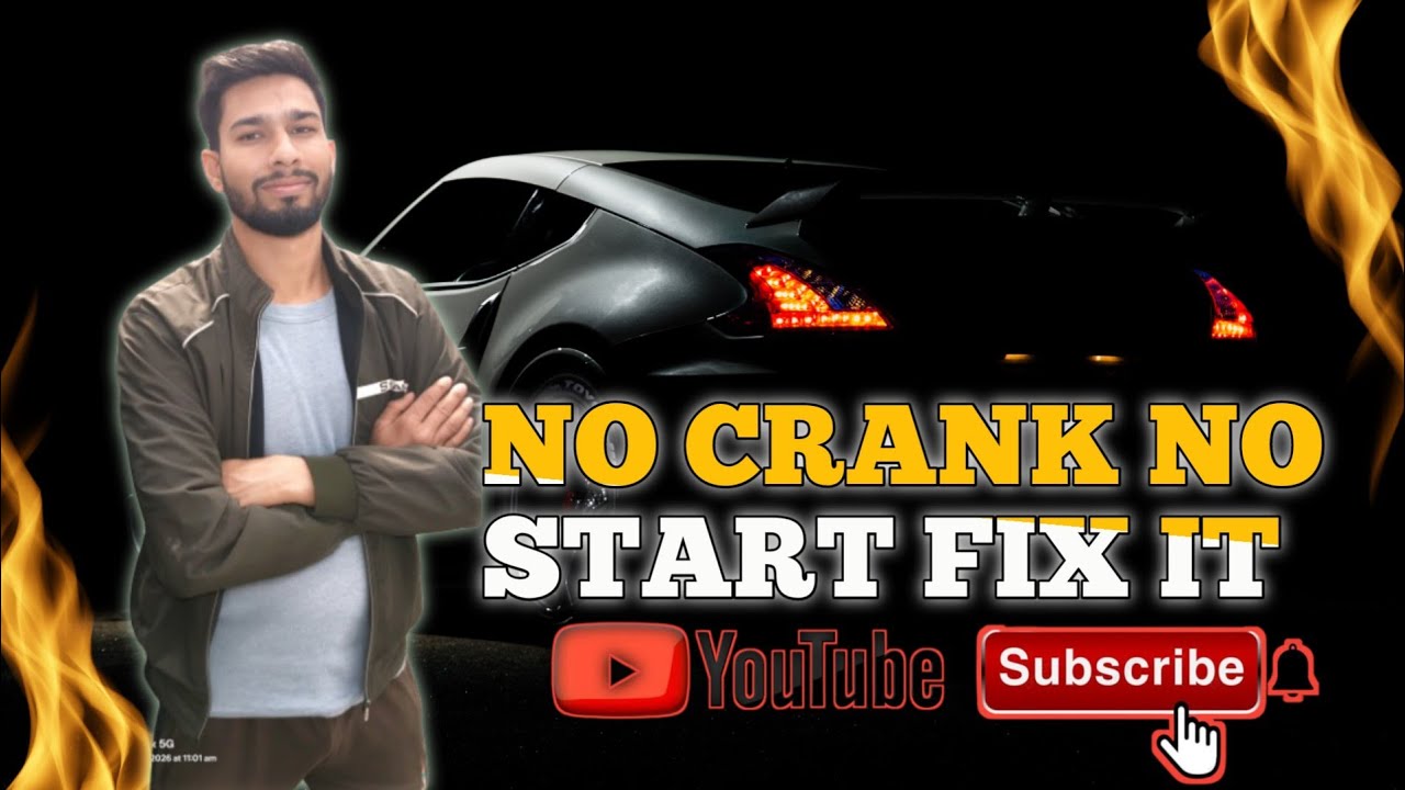 NO CRANK NO STARTING FIX IT //.              Starting problem // quick diagnose 