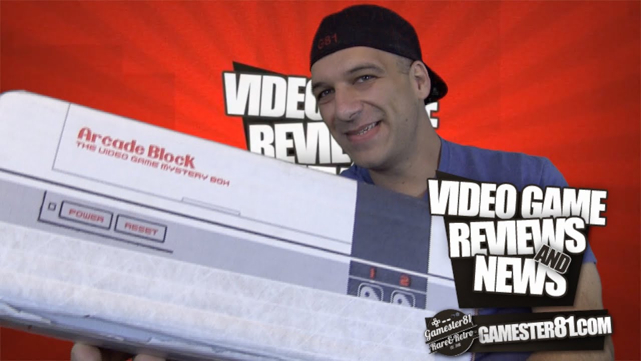 Arcade Block (mystery gaming box) unboxing - Gamester81