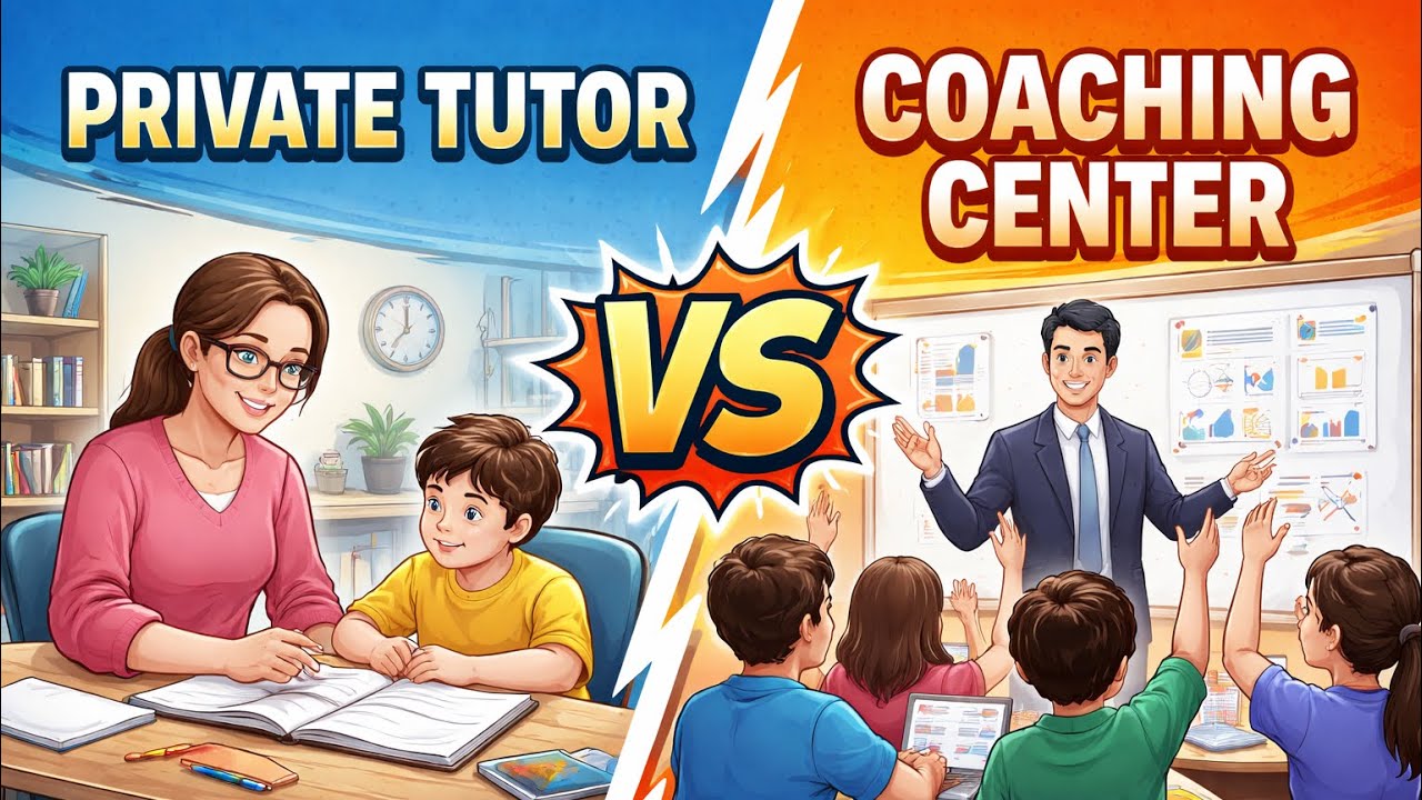 Private Tutor or Coaching Which is Better? Private Tutor or Coaching Center Which is Better for You?